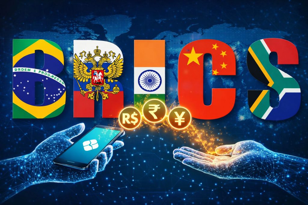 BRICS preparam sistema de pagamentos inspirado no PIX brasileiro que permitirá transações diretas entre países usando moedas digitais nacionais sem depender do dólar nem de bancos ocidentais como intermediários