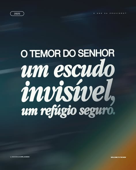 Temor e alegria na presença do Senhor