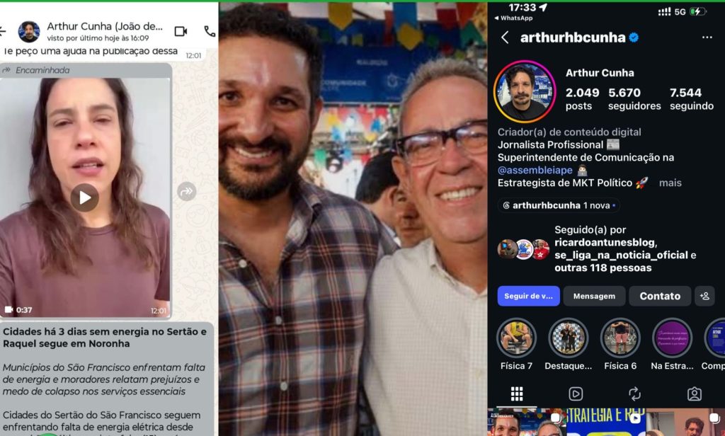Superintende de Comunicação da ALEPE pede “ajuda” para atacar Raquel Lyra nas redes, e reforçar o poder do gabinete do ódio