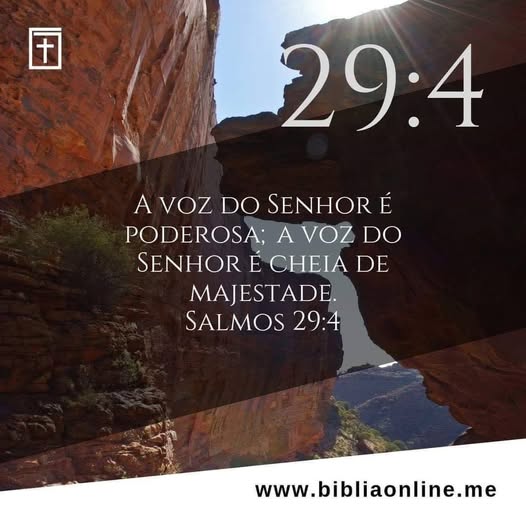 A majestade da voz do Senhor