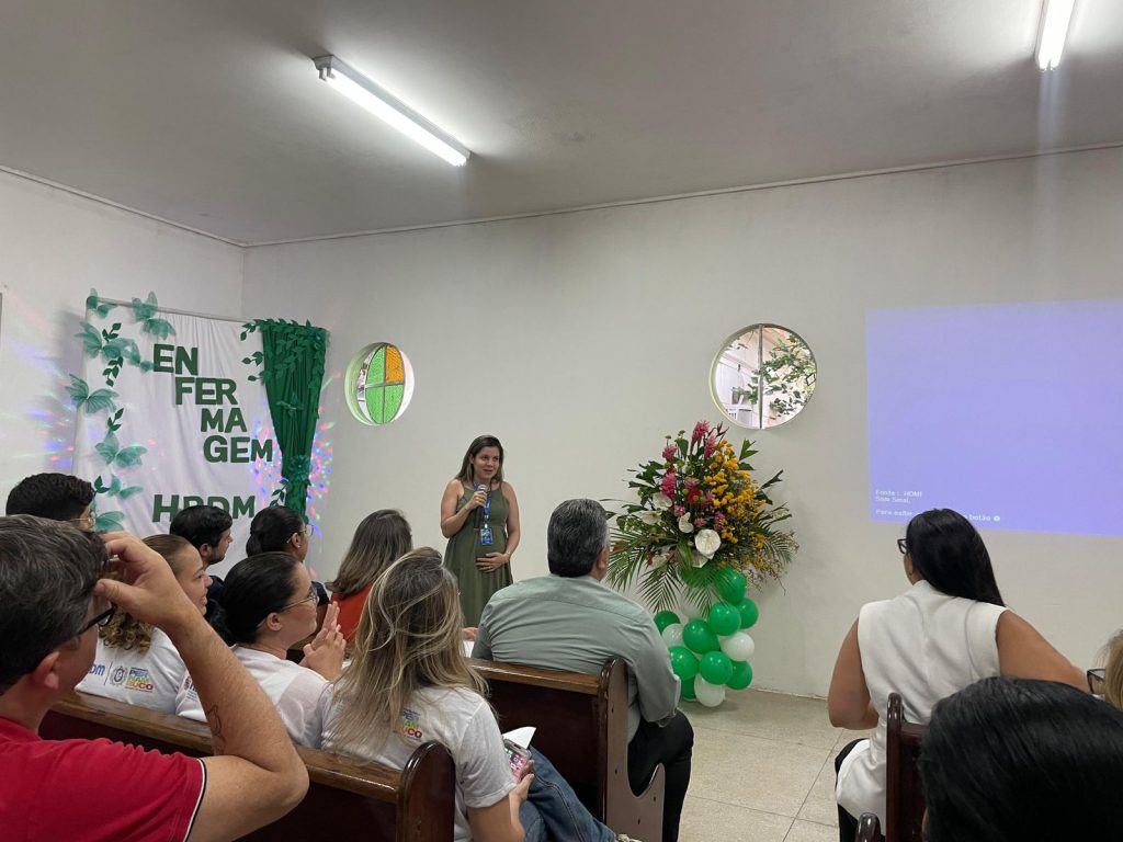 HRDM promove semana de valorização da enfermagem com ações de cuidado, formação e reconhecimento profissional