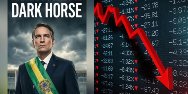 Bolsa cai e dólar sobe após vazamento envolvendo Flávio Bolsonaro e Vorcaro