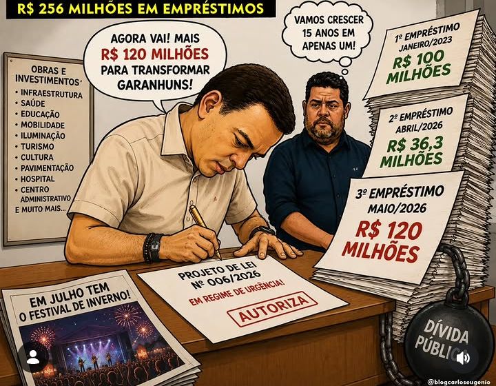 O PREFEITO DE GARANHUNS ESTÁ CERTO EM CONTRAIR TANTOS EMPRÉSTIMOS?