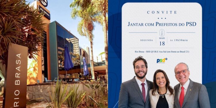 Ao lado de Fernando Dueire e Túlio Gadêlha, Raquel Lyra oferece jantar aos prefeitos em Brasília