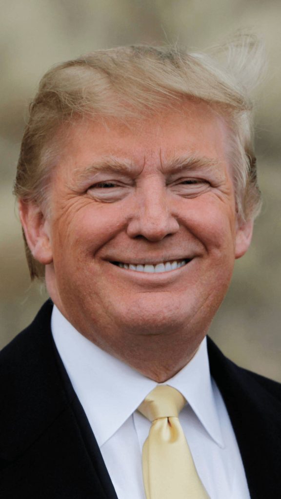 O sorriso de Trump