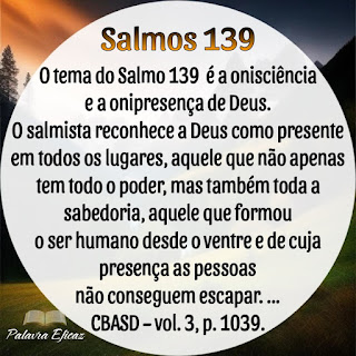 Deus tudo conhece e está presente em toda a nossa vida