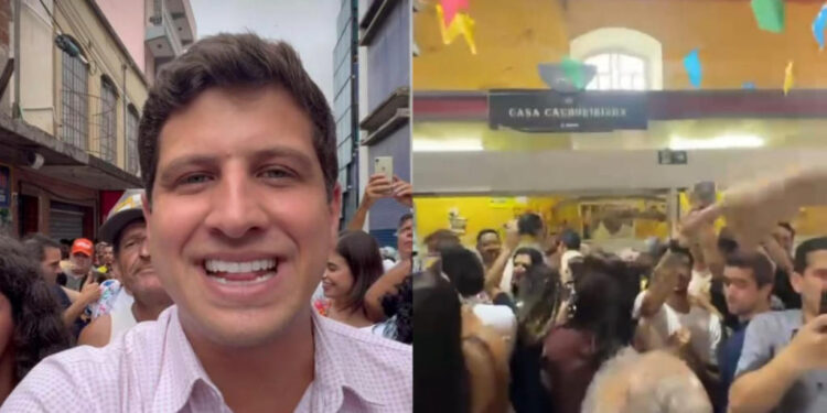Vexame: João Campos (PSB) é vaiado em nova agenda no Agreste