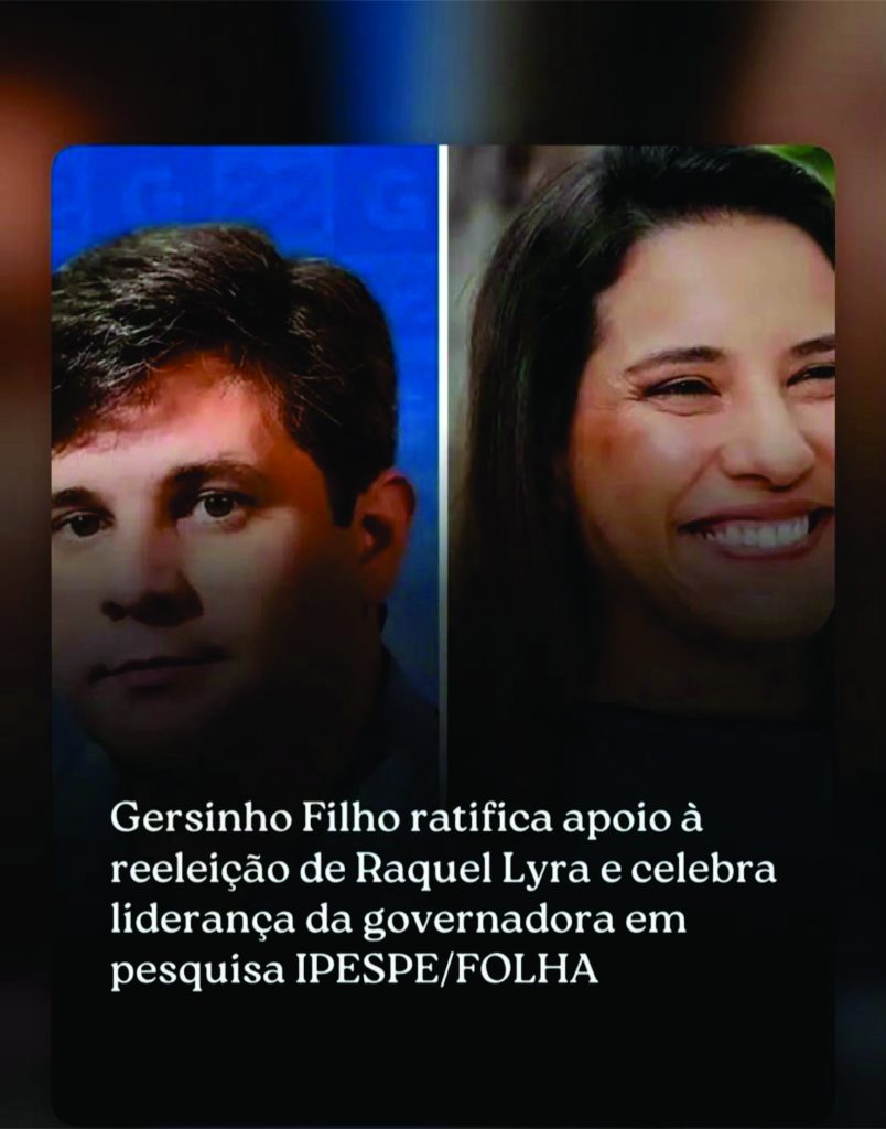 Gersinho Filho ratifica apoio à reeleição de Raquel Lyra