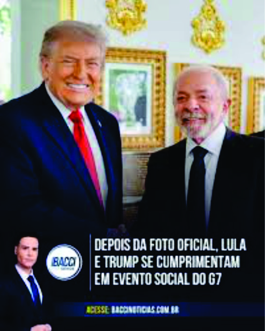 Trump cumprimenta Lula no G7 e diz “bom trabalho”