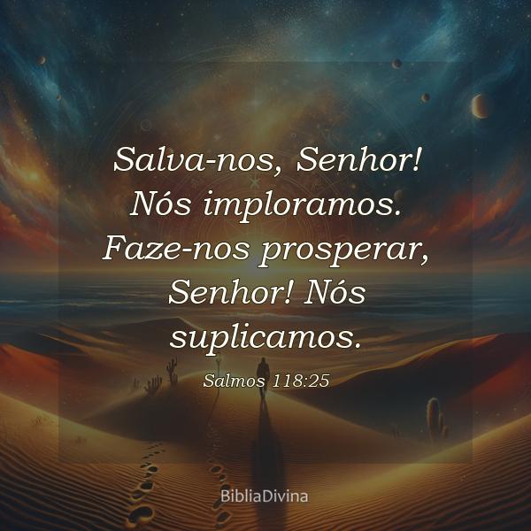 Um clamor por salvação e por prosperidade