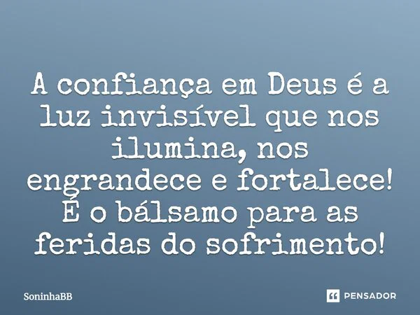 A Confiança em Deus no dia da aflição