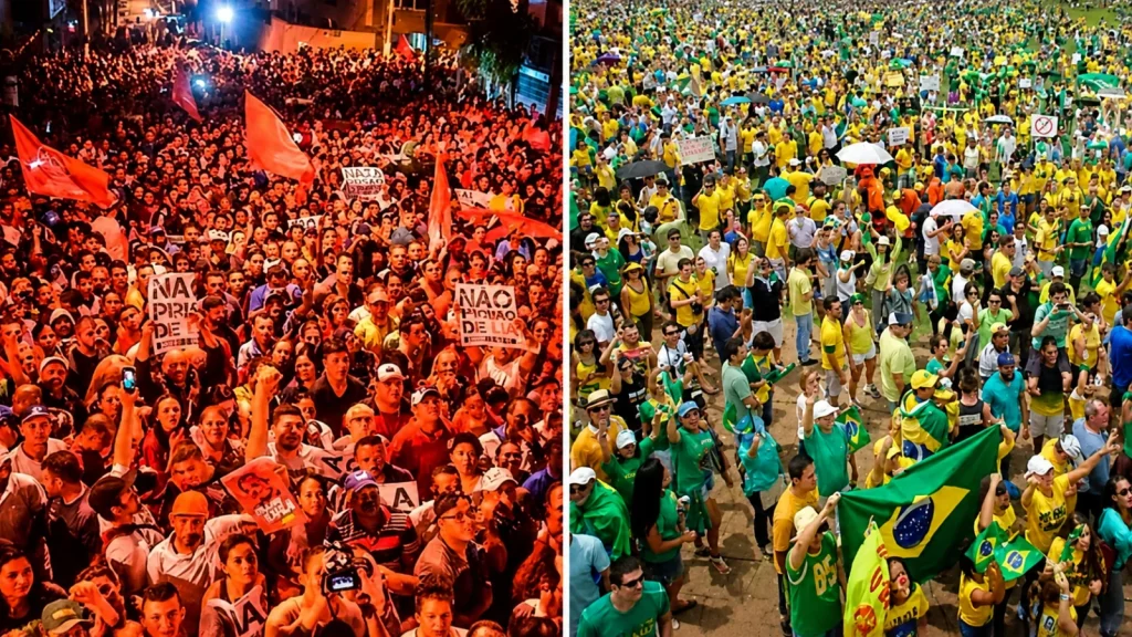 Pela primeira vez desde 2014, a direita bate a esquerda e lidera a preferência ideológica no país