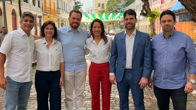 Partido Novo em Pernambuco declara apoio à reeleição da governadora Raquel Lyra