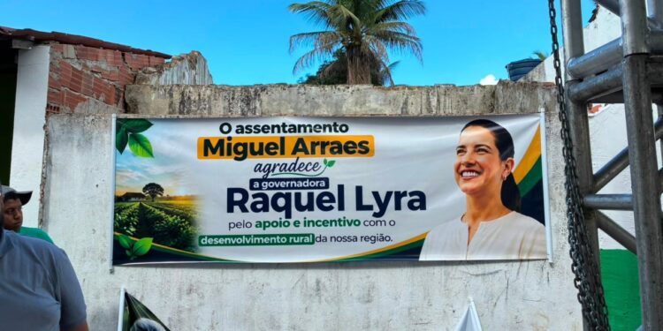 Cutucada? Governadora realiza agenda em assentamento que leva nome de Miguel Arraes, bisavô de adversário