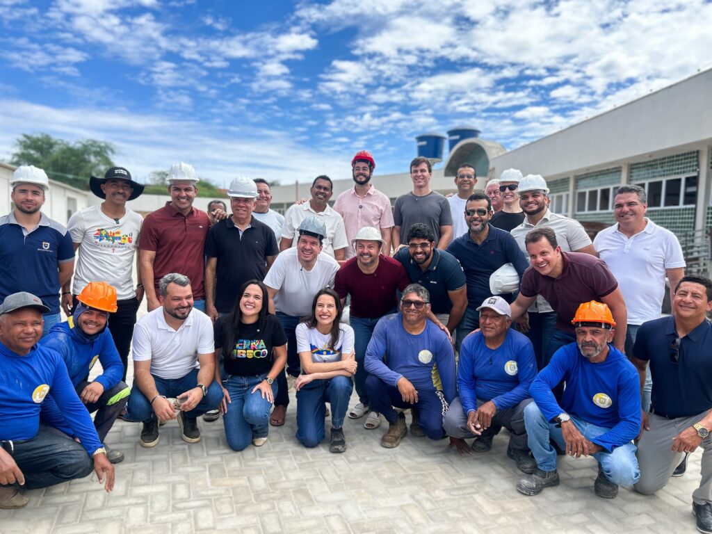 Creche, pavimentação, moradias e Complexo de Polícia Científica marcam agenda de Raquel Lyra, Fabinho Lisandro e Joãozinho Tenório em Salgueiro