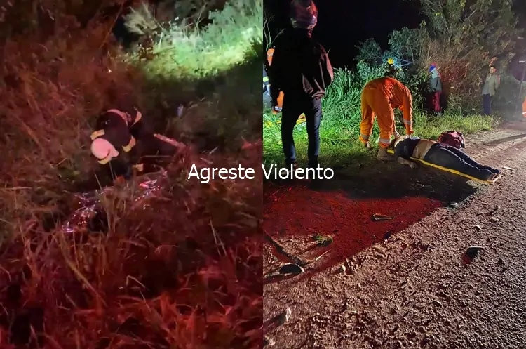 ACIDENTE NA BR-424 DEIXA UM MORTO E CINCO FERIDOS EM GARANHUNS