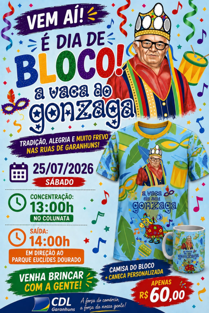 A Vaca de Seu Gonzaga sai sábado dia 25