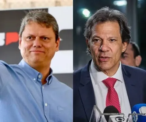 OUTRA LAPADA: Quaest em São Paulo: Tarcísio tem 41%; Haddad, 26% no 1° turno