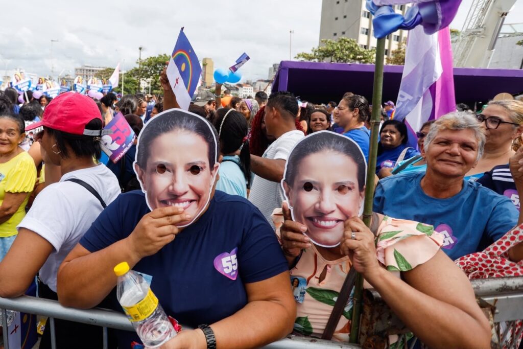 Maior convenção de Pernambuco já começou e reúne multidão para reeleger Raquel Lyra