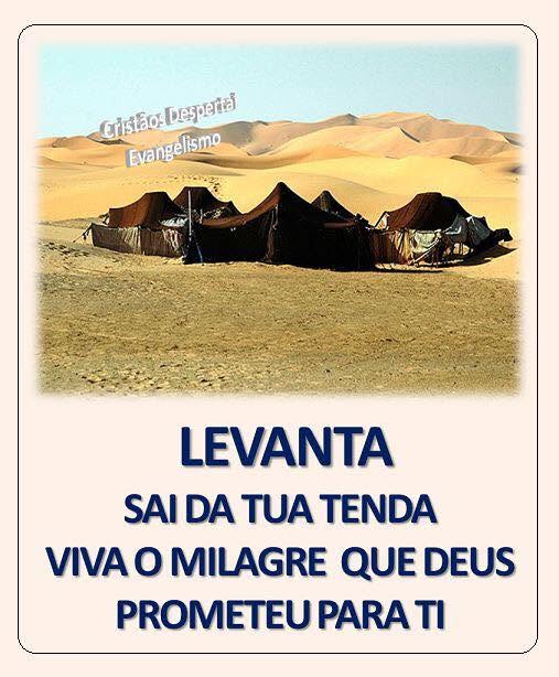 Alarga o espaço da tua tenda