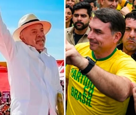Entre ataques, Lula e Flávio Bolsonaro abrem campanha eleitoral em berços políticos
