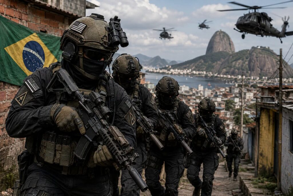 TROPAS DELTA PODEM VIR AO BRASIL PARA COMBATER O PCC E O COMANDO VERMELHO