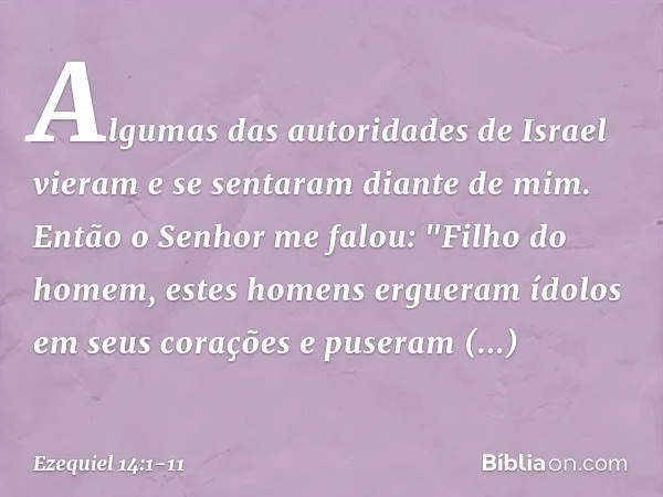 Ídolos dentro do seu coração