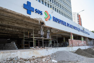 Governo de Pernambuco realiza obras estruturadoras para ampliar e modernizar Hospital da Restauração, no Recife