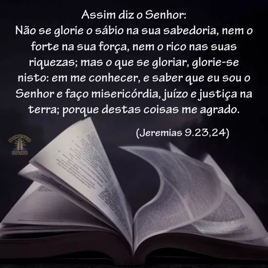 A verdadeira glória está em conhecer o SENHOR