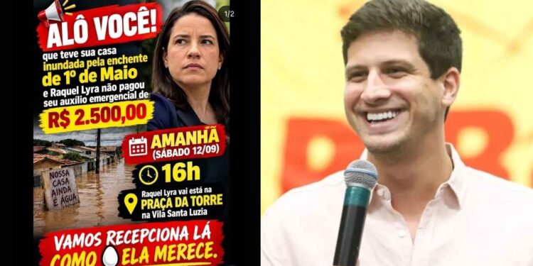 GABINETE DO ÓDIO: Aliados de João Campos convocam militância para jogar ovo em Raquel durante evento no Recife