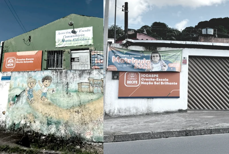 TCE completa dois anos sem concluir auditoria sobre creches privadas de João Campos; unidades funcionam em casas e galpões improvisados