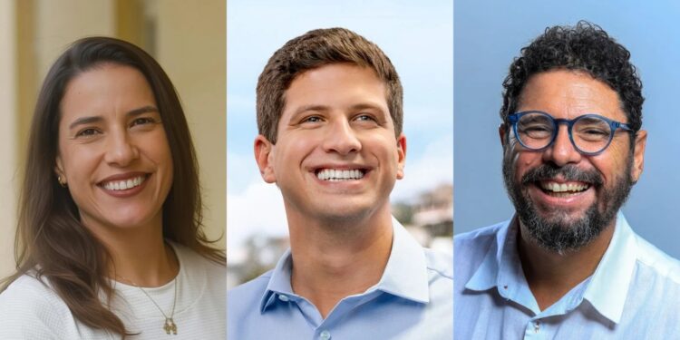 Raquel, João e Ivan participam de sabatina na Fiepe nesta quarta-feira