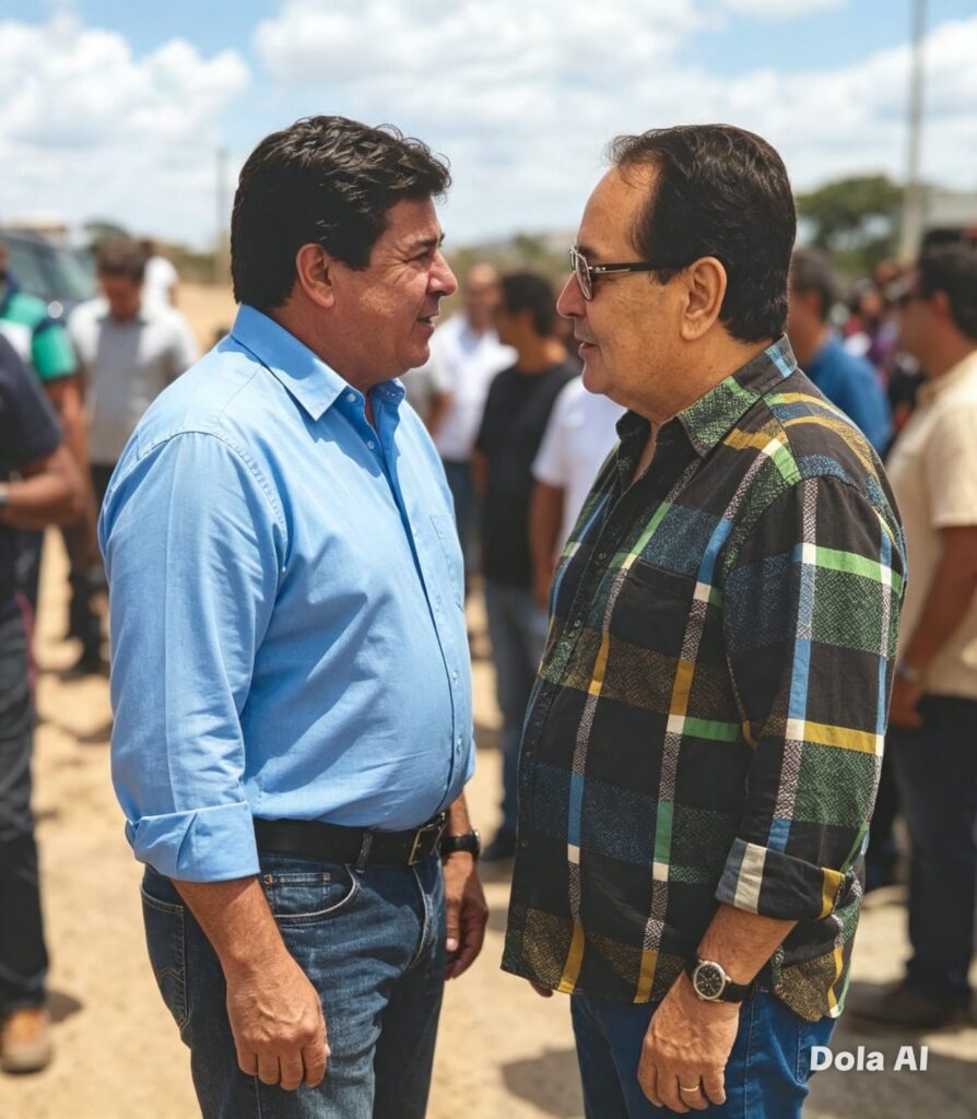 Mendonça recebe apoio de Izaías Régis durante agenda em Garanhuns