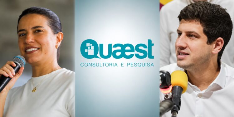 João Campos e Raquel Lyra empatam numericamente com 42%, diz Quaest