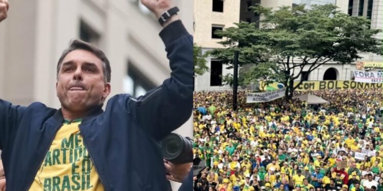 Flávio Bolsonaro diz que quem vota em Lula vota em Alexandre de Moraes: “O ministro vai cair”