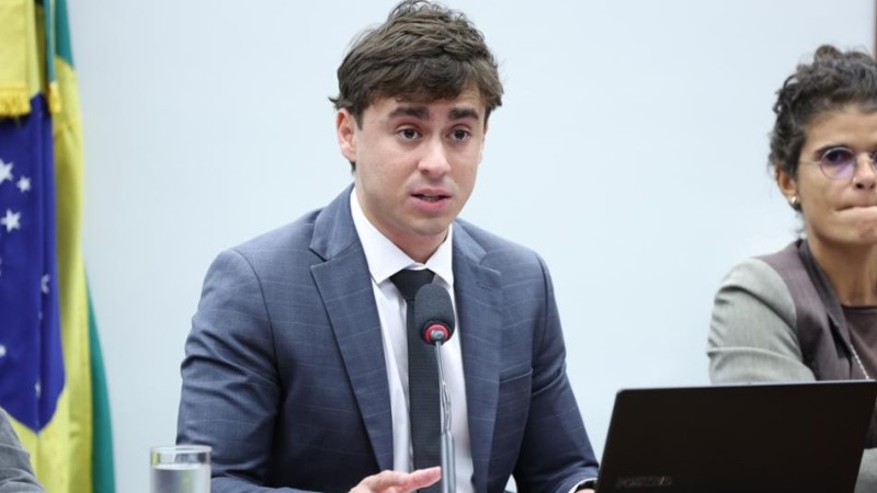 Nikolas pede a prisão de Moraes